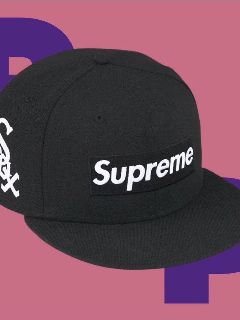 Supreme MLB Teams Chicago Box Logo New Era 59Fifty Fitted Cap (7 1/4)